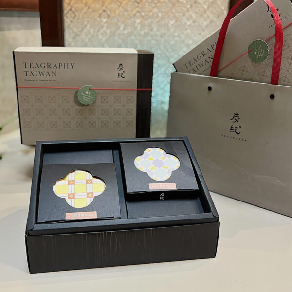 歲月禮盒~金萱烏龍茶50克+桂花烏龍茶3克*7包