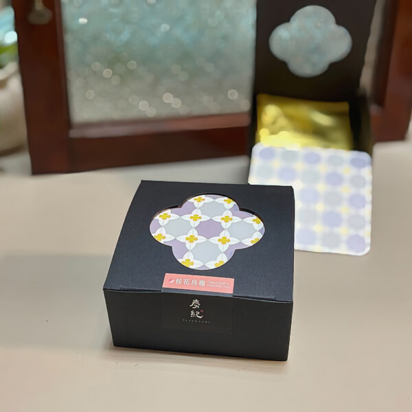 歲月禮盒~金萱烏龍茶50克+桂花烏龍茶3克*7包